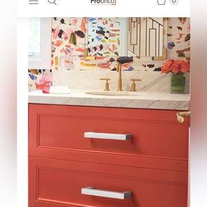 Square Cabinet Handles - Brushed Nickle - 10PCS